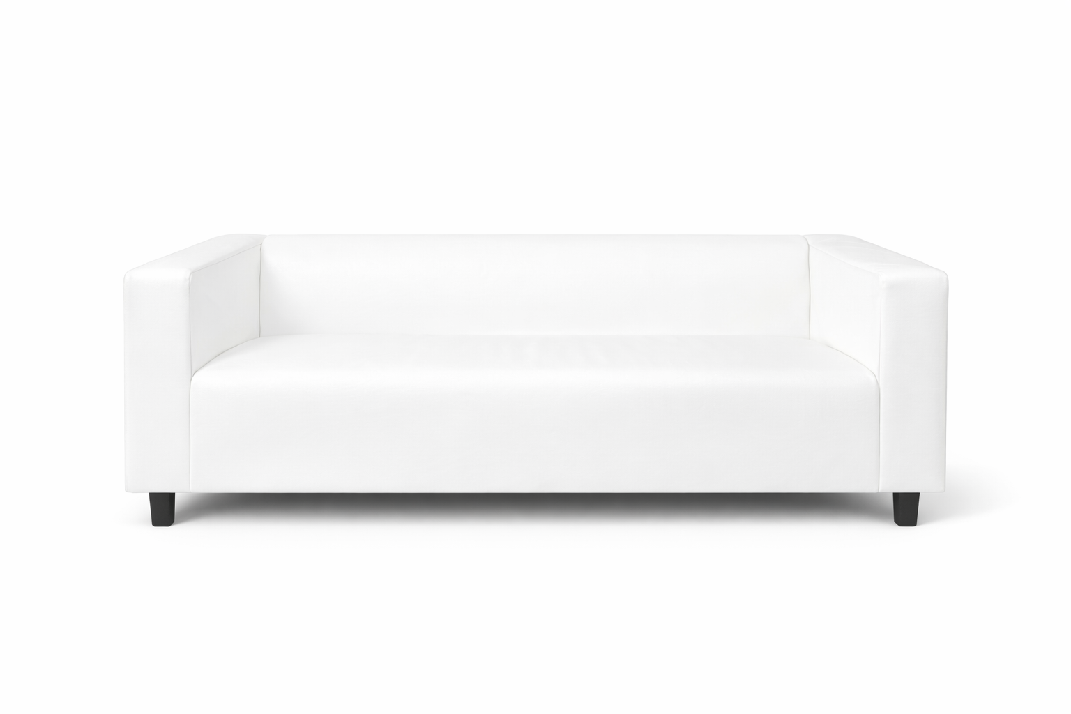 White Leather Couch