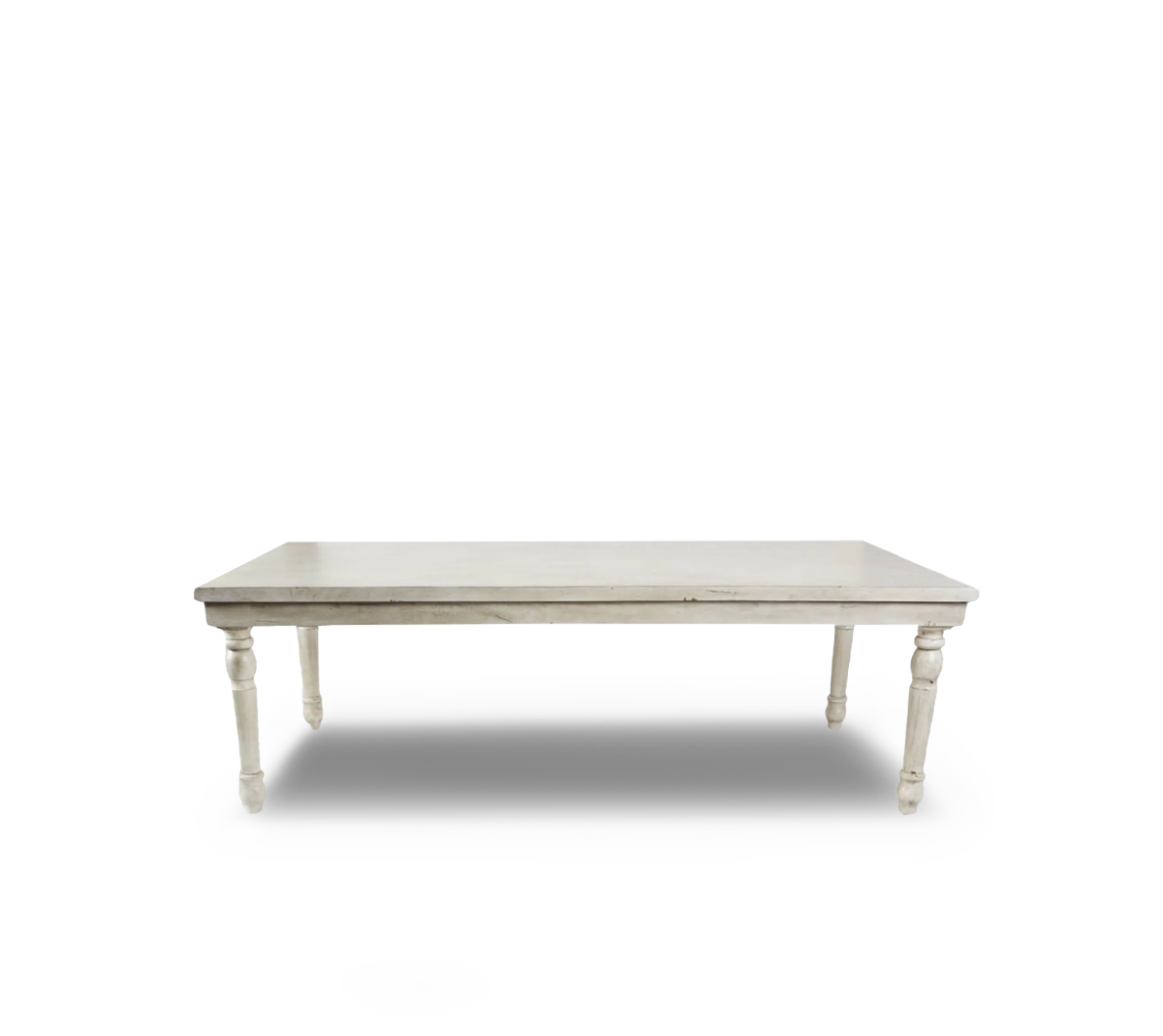Whitewashed Farm Table