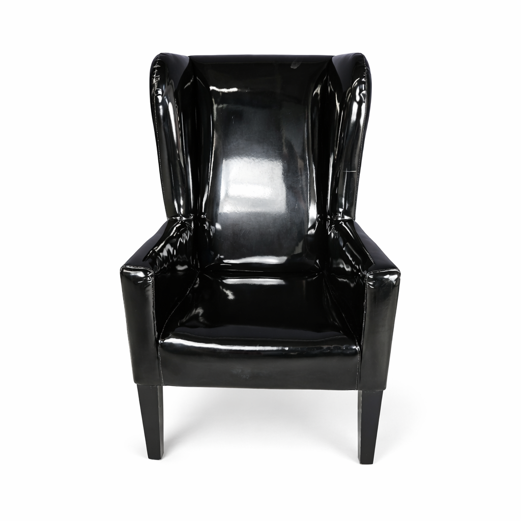 Black Vinyl Chair