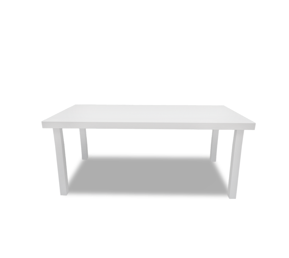 White Acrylic Table